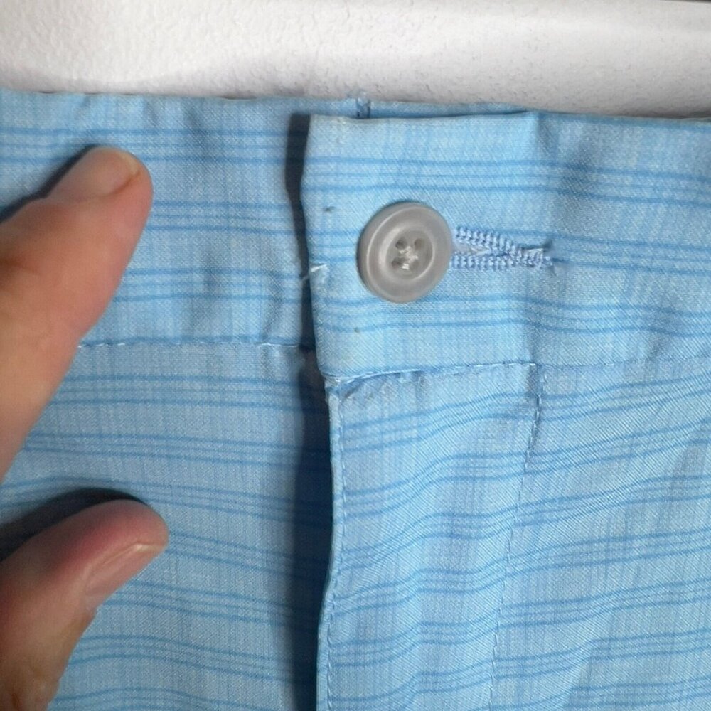 Pga Tour $68 Men's Striped 8" Golf Shorts - Ethereal Blue Size 30 - Picture 7 of 12
